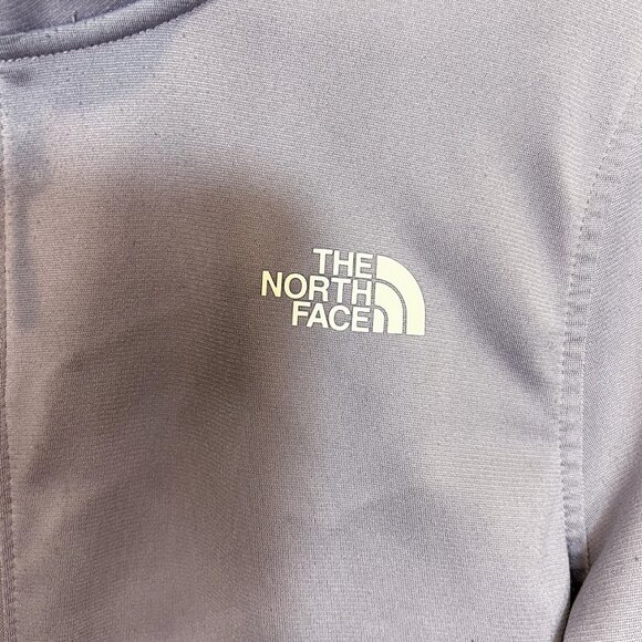 The North‎ Face Jacket L Womens Purple Fleece Lined Logo Full Zip Size Large - Picture 7 of 12